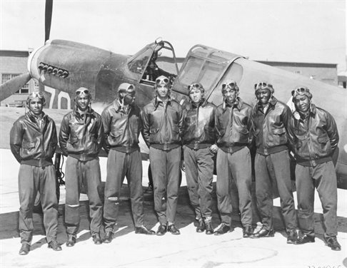 Members of the Tuskegee Airmen