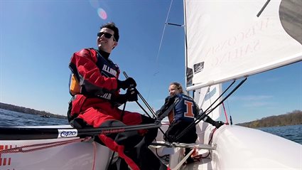 English at a sailing race.