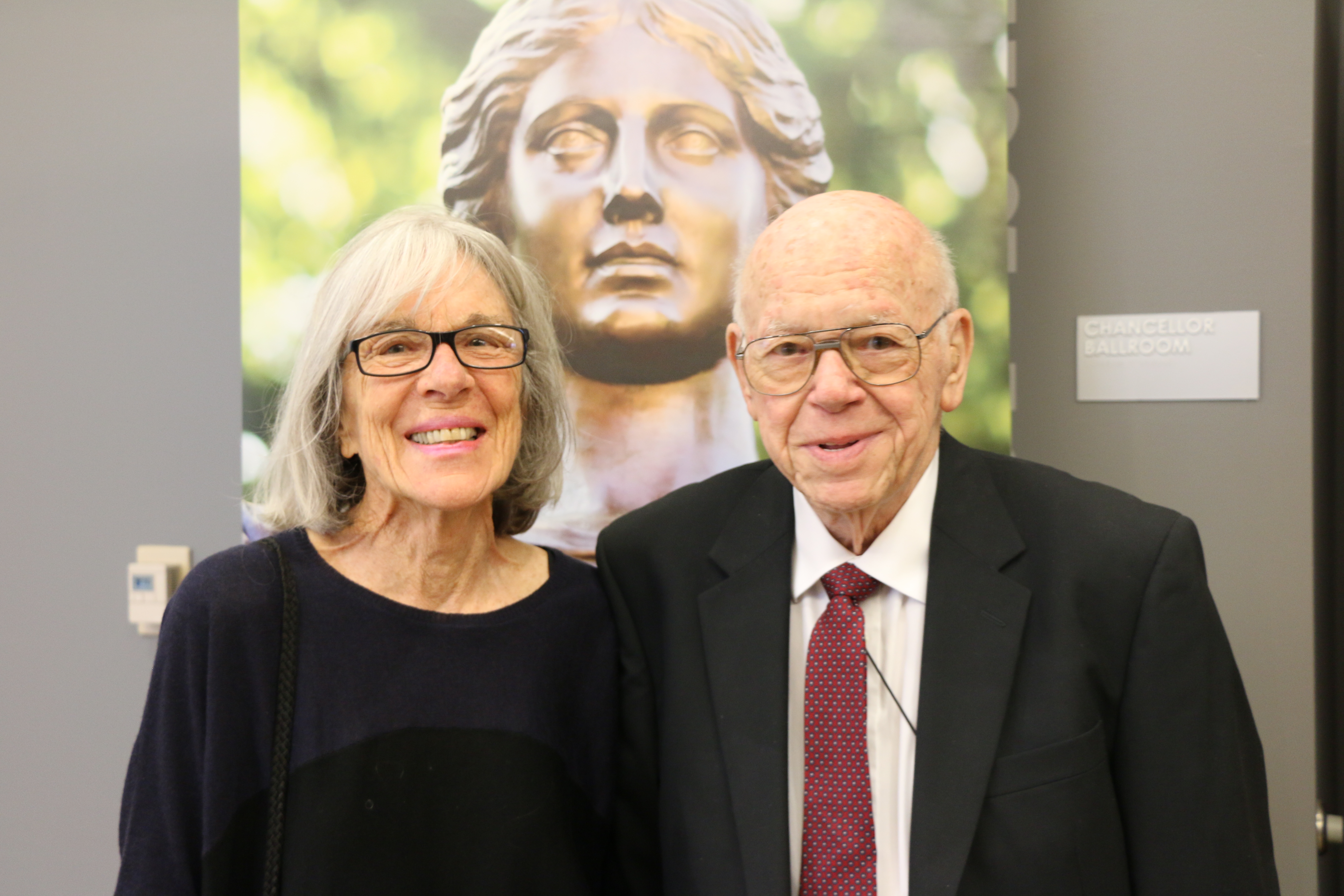 Lois and Harry Hilton at the 2018 AE awards banquet