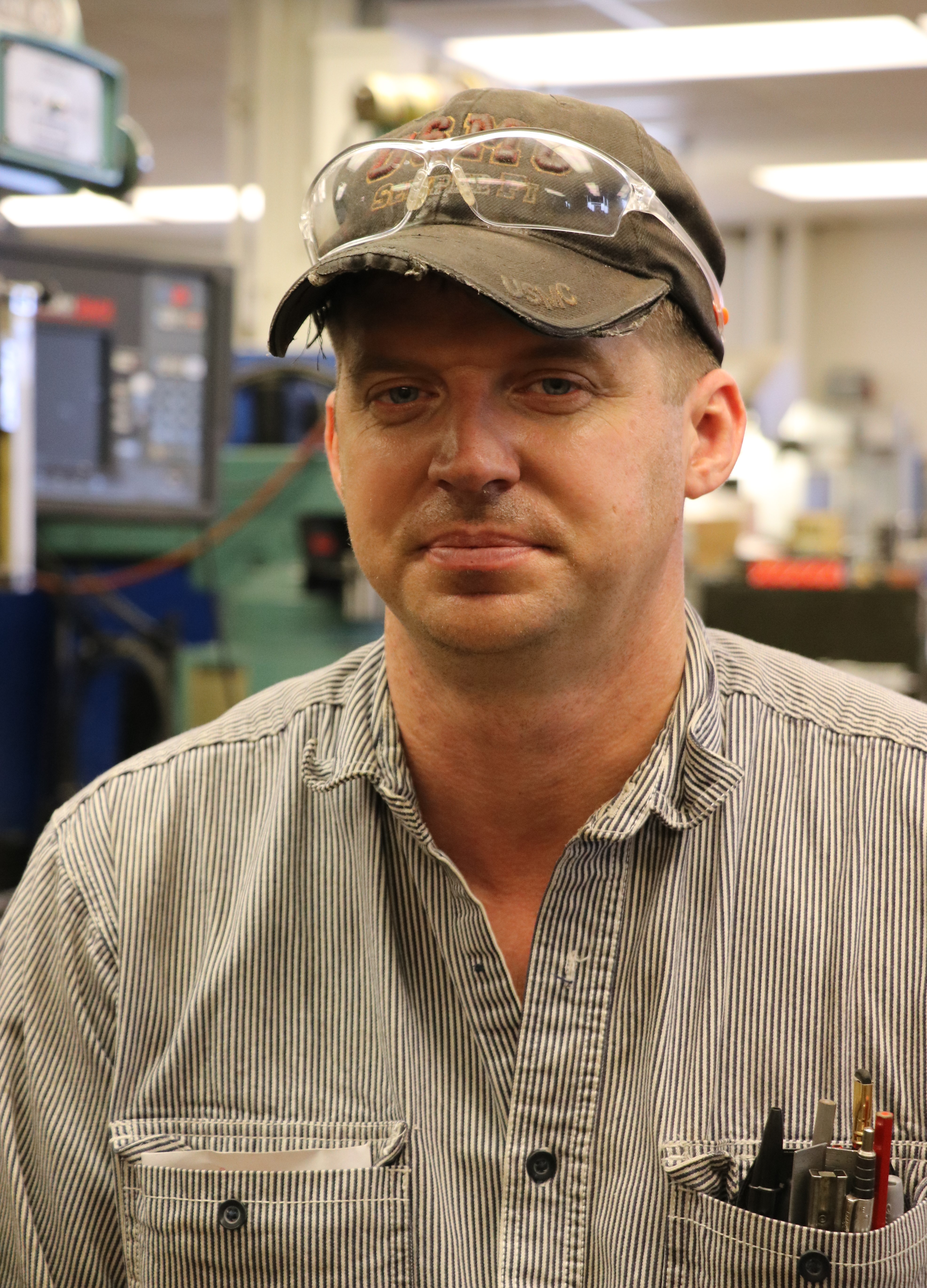 Dustin Burns, aerospace engineering shop supervisor