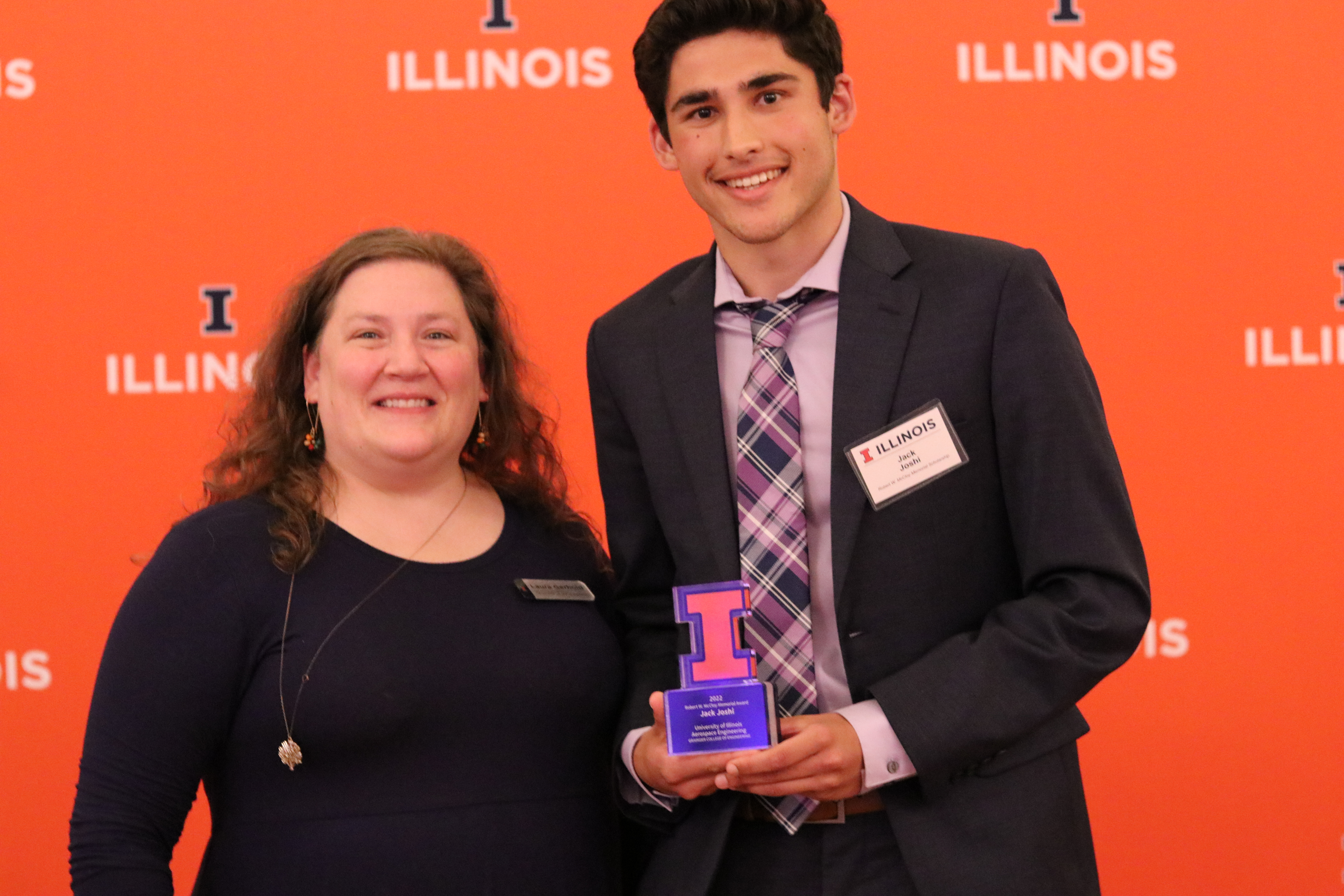 Laura Gerhold with Jack A. Joshi