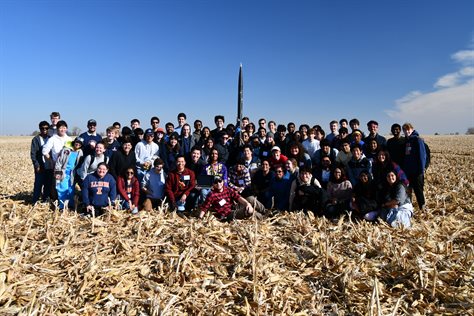 Illinois Space Society at launch of Intrepid III