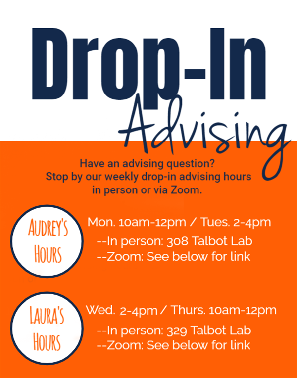 hours for dropin advising