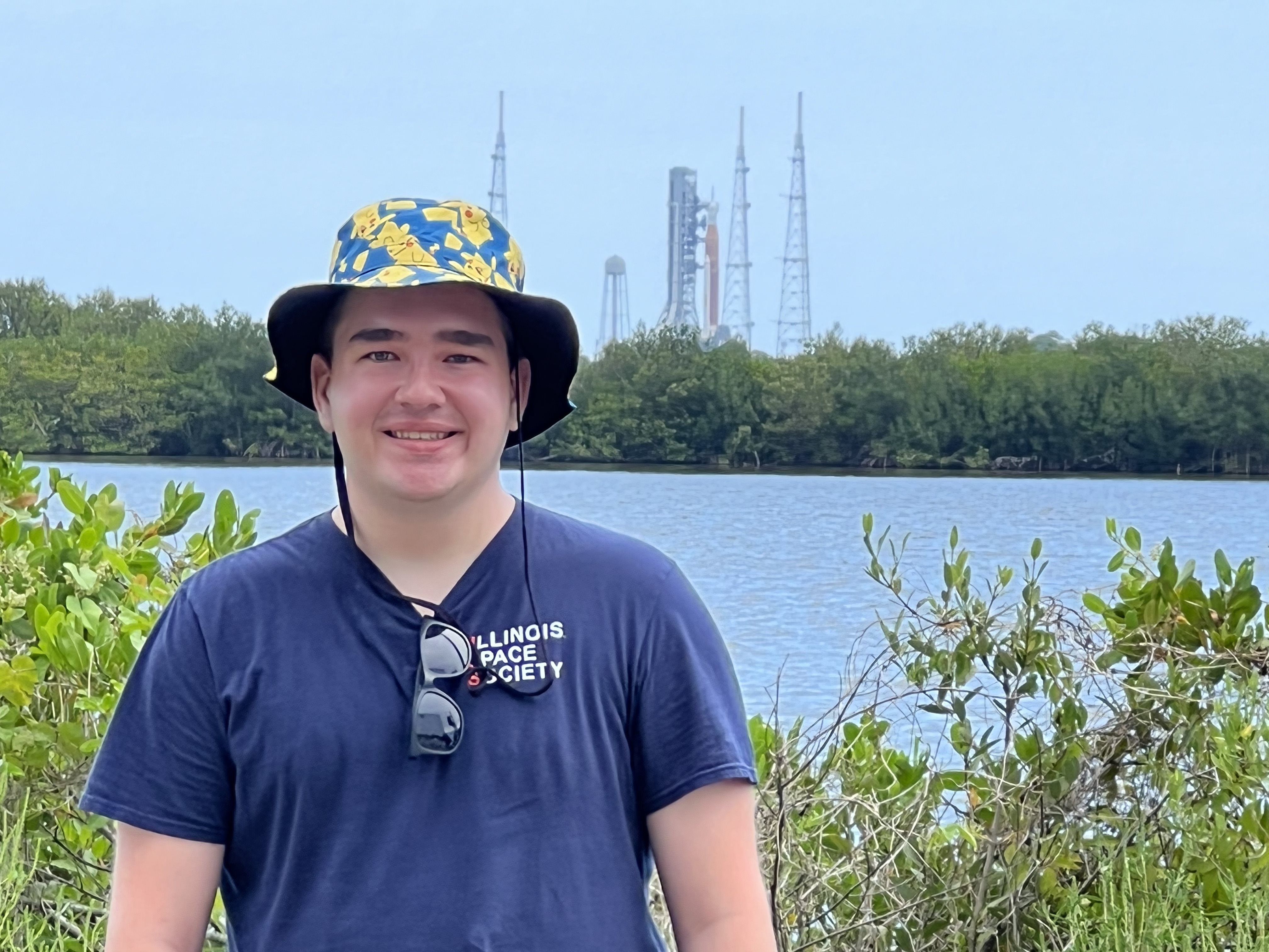 Eric Monson at Cape Canaveral