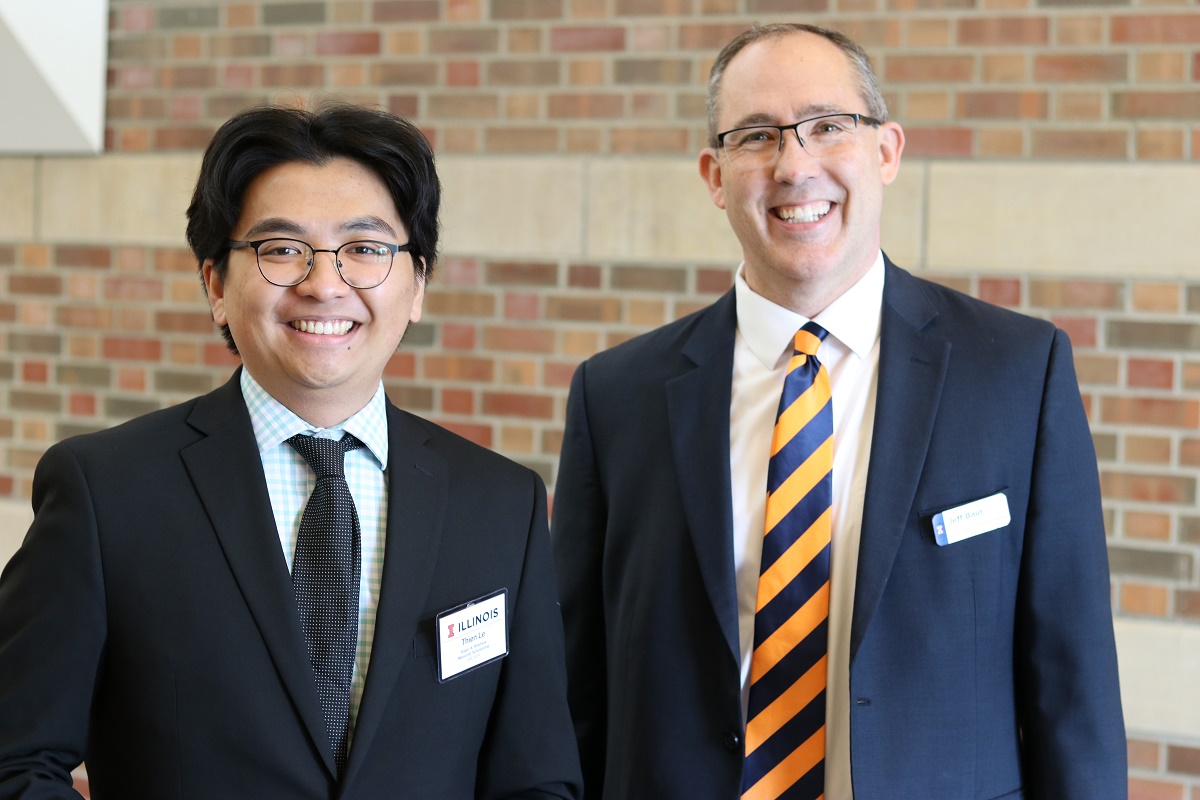 Thien Ba Le with Founder Professor Jeff Baur