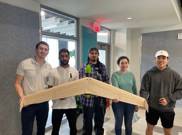 Left to right: Josh Feldstein, BS &acirc;&euro;&trade;23; Arran Rai, BS &acirc;&euro;&trade;22; Nik Wagher, BS &acirc;&euro;&trade;22; Catherine Rogers, BS &acirc;&euro;&trade;22; and Sam Ko, BS &acirc;&euro;&tilde;23